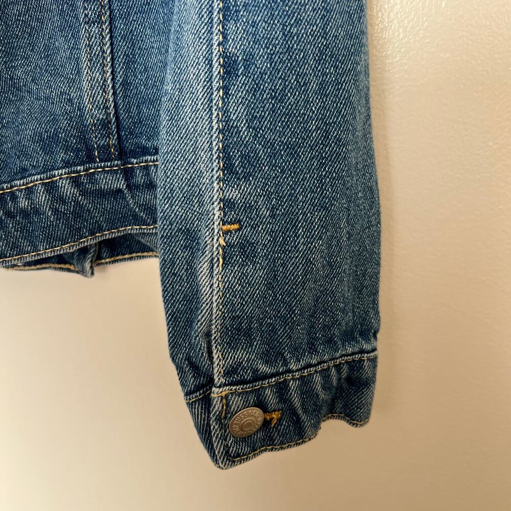Levi’s Kids Denim Trucker Jacket Blue Cotton Classic Western Jean Jacket - Picture 10 of 10